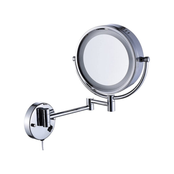 Vanity Mirror 8" Brass And Ss (Led Light)