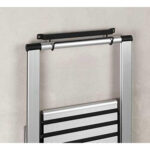 Wall Mount Ladder Holder Metal Black - Image 2