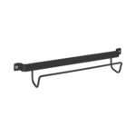 Wall Mount Ladder Holder Metal Black