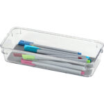 Drawer Organizer 23 X 4.5 X 9 Cm Transparent - Image 3