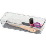 Drawer Organizer 23 X 4.5 X 9 Cm Transparent - Image 4