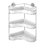 Vacuum-Loc 3-Tier Corner Rack Chrome