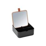 Organizer With Cosmetic Mirror Black
