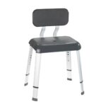 Bath Stool With Back*Rest Adjustable Secura