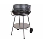 Charcoal Bbq Grill Half Open Black