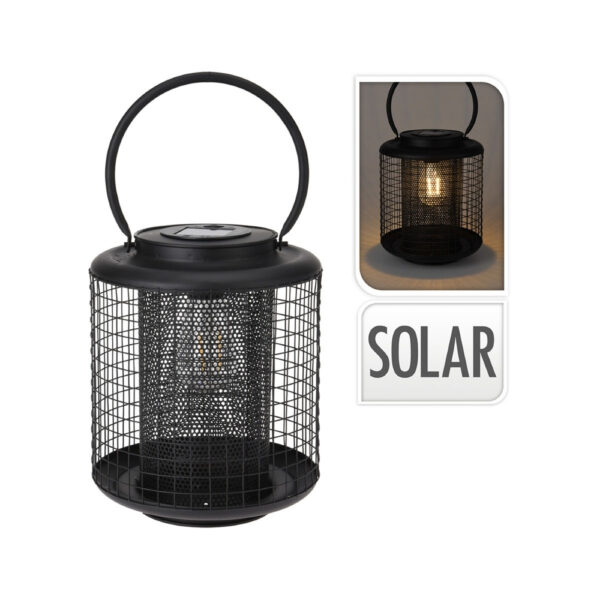 Lantern Solar 17X17X22Cm