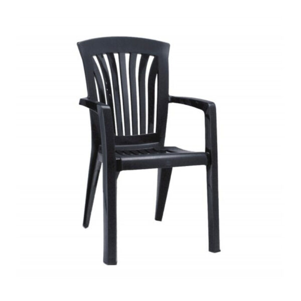 Diana High Back Resin Chair Tortora (Dark Beige) Made In Italy