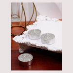 Tealight Candle Set Of 8Pcs Silver