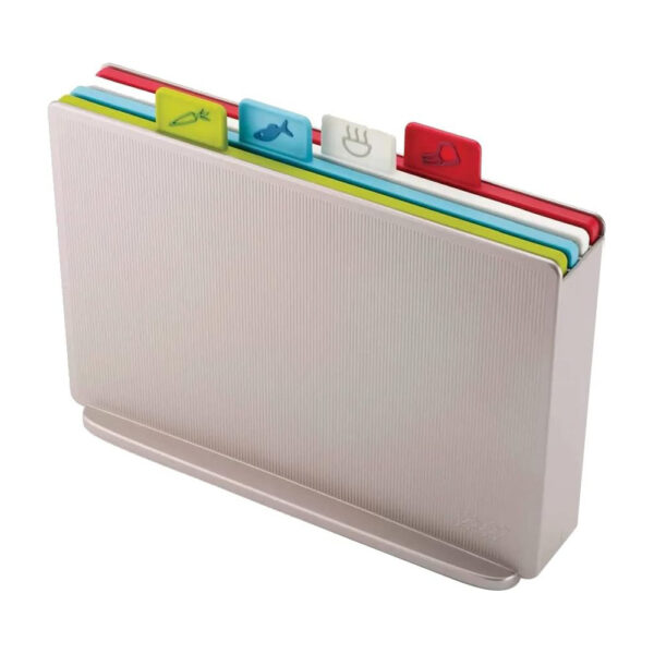 Index Chopping Board Set Of 4 Pcs Silver - Joseph Joseph