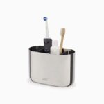 Tooth Brush Caddy White Steel Large