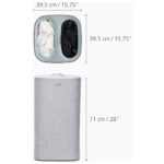 Laundry Hamper 60L Grey - Joseph Joseph - Image 5