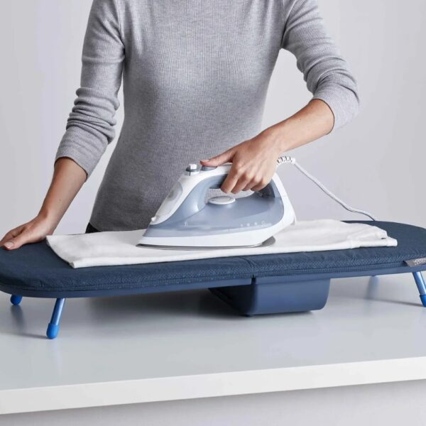 Folding Table Top Ironing Board Black And Blue