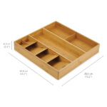 Utensil And Cutlery Drawer Organizer Bamboo - Joseph Joseph - Image 4