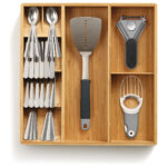 Utensil And Cutlery Drawer Organizer Bamboo - Joseph Joseph - Image 3