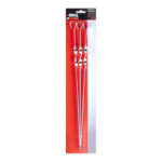 Flat Bbq Skewer Set Of 3Pcs 45Cm