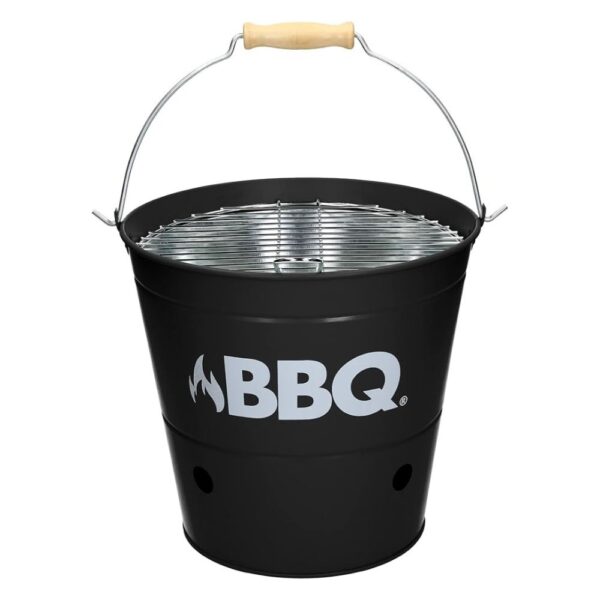 Charcoal BBQ Bucket Matt Black