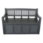 Storage Bench Salzburg Plastic Anthracite 130X60Cm (1)