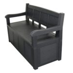 Storage Bench Salzburg Plastic Anthracite 130X60Cm (3)