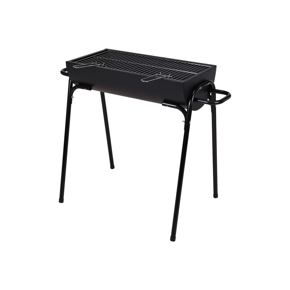 Bbq Grill Half Cilinder Open Black - JB Saeed Home & Hardware