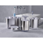Tooth Brush Caddy White Steel Large - Image 5