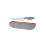 Bread Box With Cutting Board And Bread Knife - Image 2