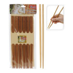 Chop Sticks Pack Of 6 Bamboo 24Cm