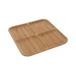 Serving Platter Bamboo 4 Compartments