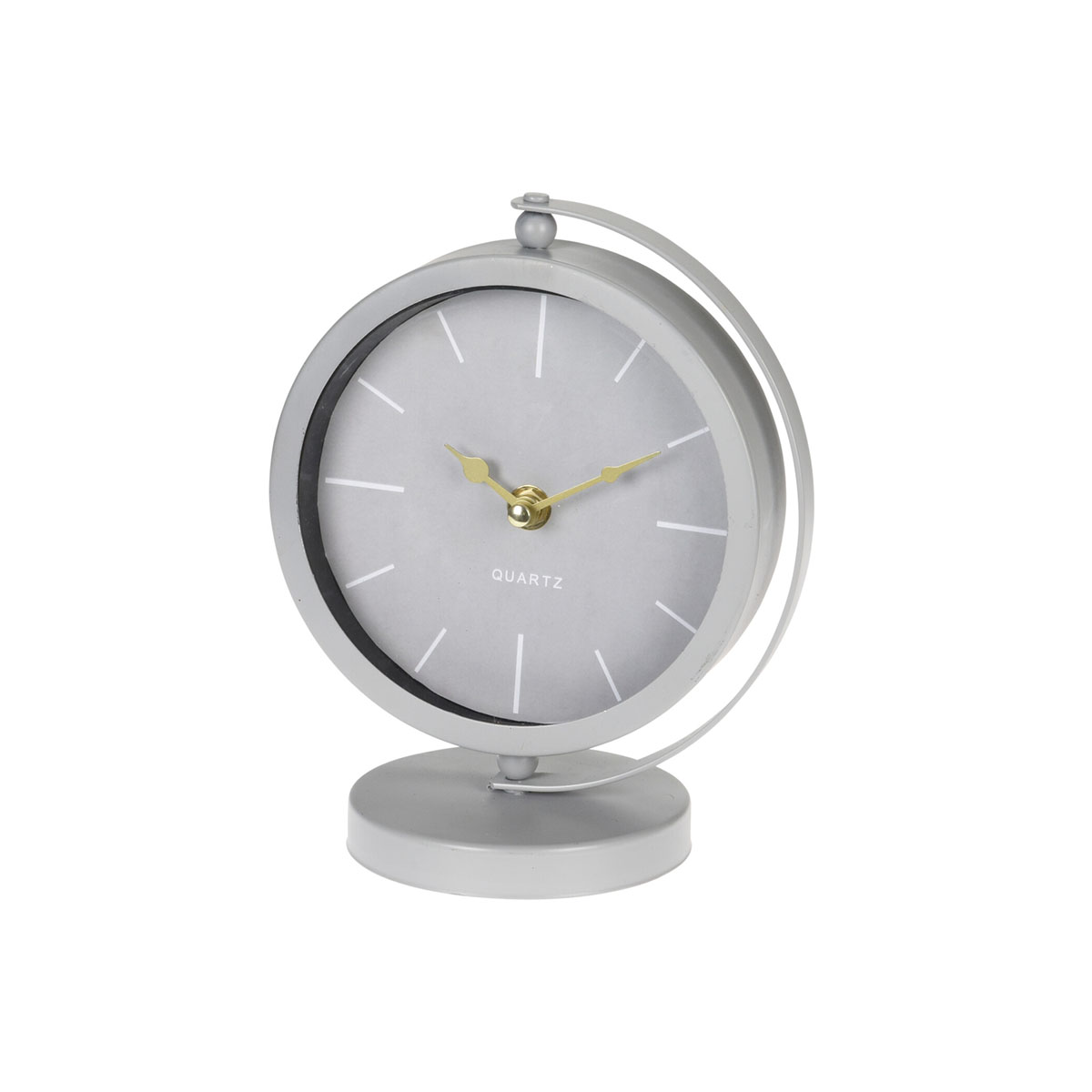 kpm-2024 (1) Table Clock Metal 2 Assorted - Image 1