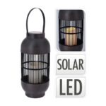 Solar Lantern Abs And Rattan