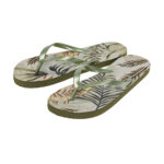 Slipper Women With Leaf Print