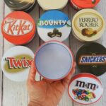 Vintage Round Tin Box Candy - Image 4