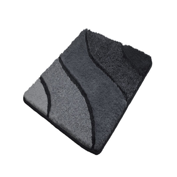 Bath Rug Wave Slate Grey 60 X 90Cm