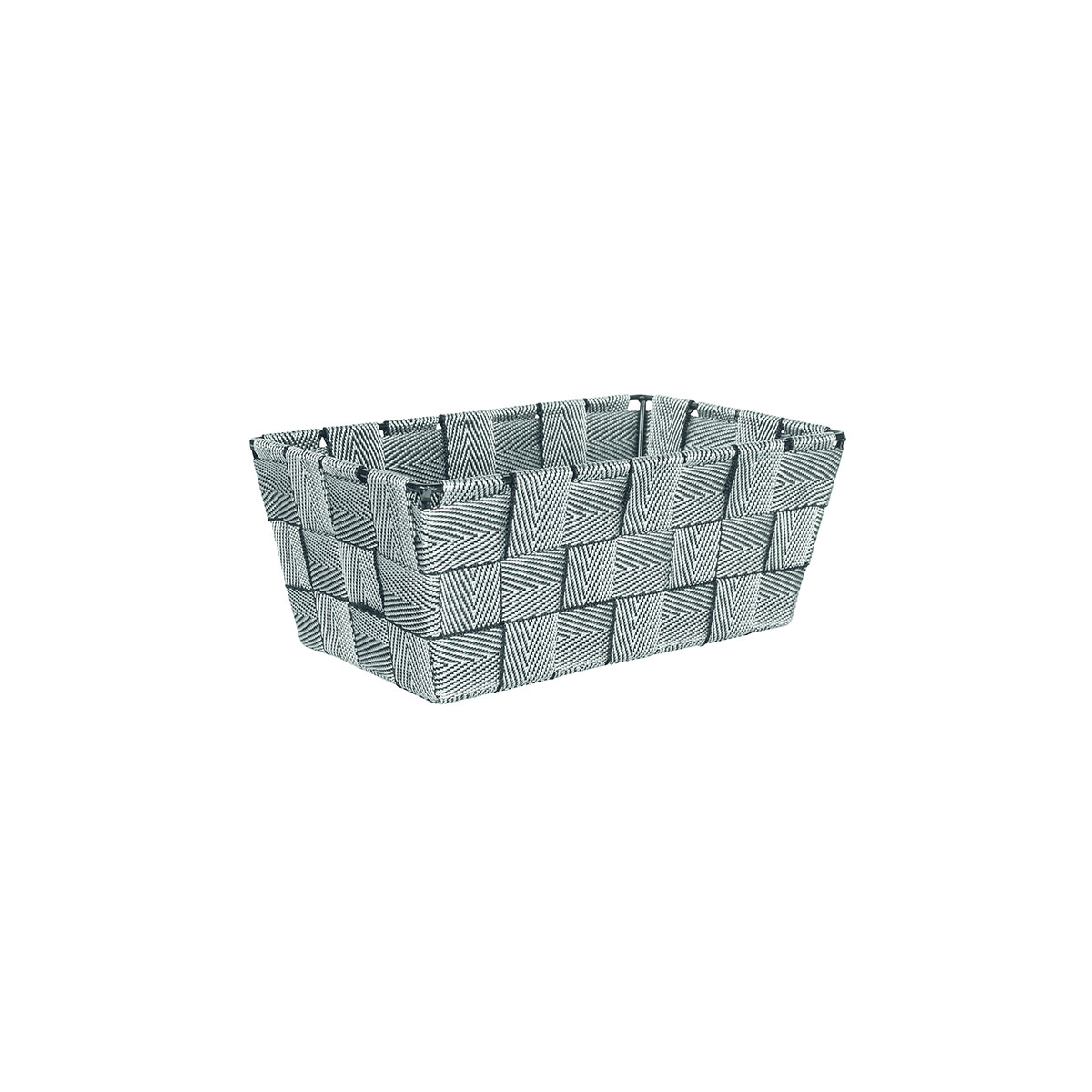 KLW-498 Chevron Storage Basket Black White S - Image 1