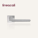 Trio Door Handle On Square Rose