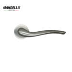 Lever Handle On Round Rose Sn
