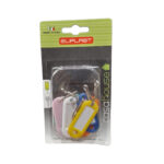 Key Identifier With Label And Carabiner 6 Pcs - Image 2