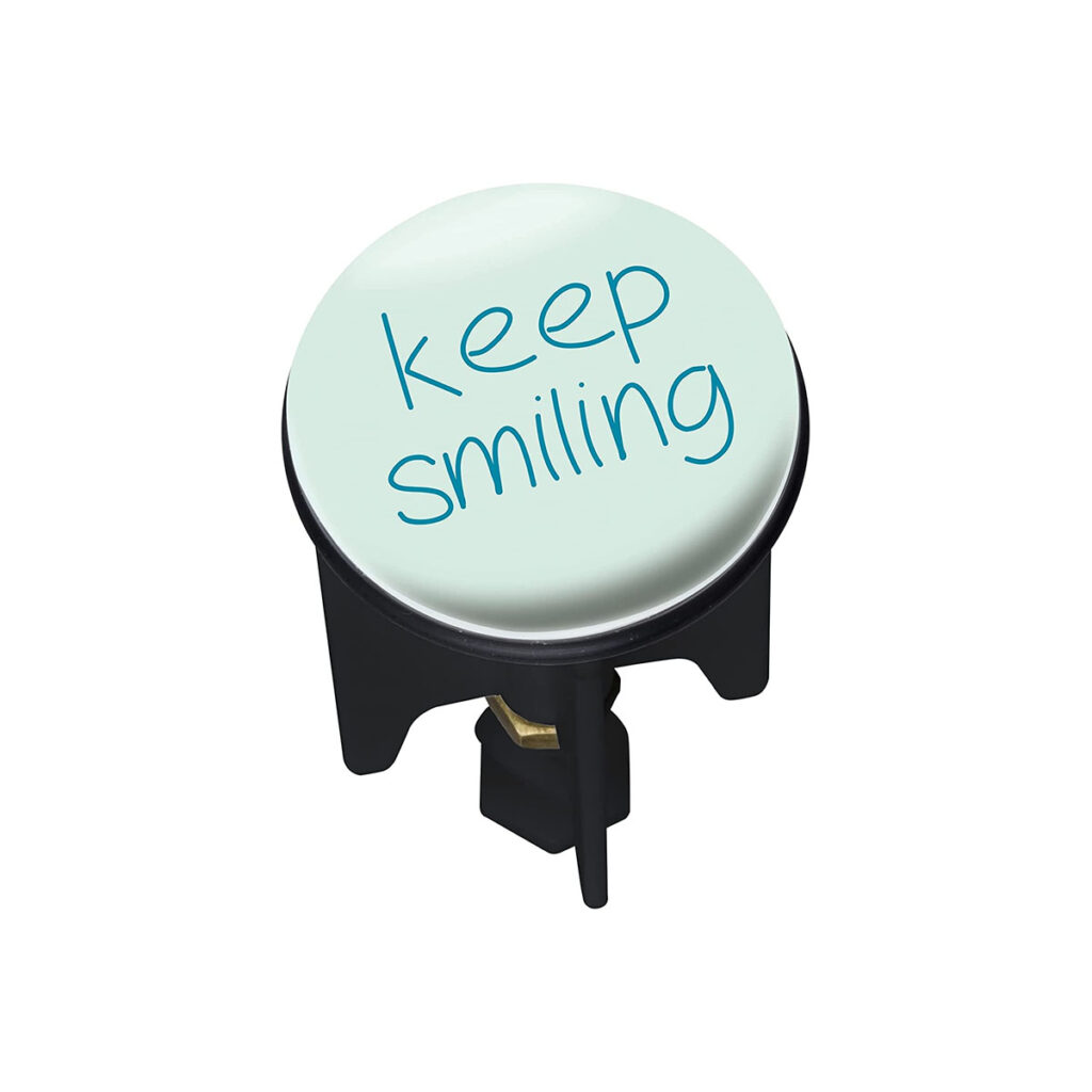 Drain Plug Pluggy Keep Smiling
