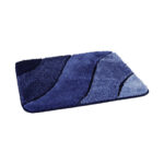 Bath and Contour Toilet Rug Set Wave Navy Blue - Image 3