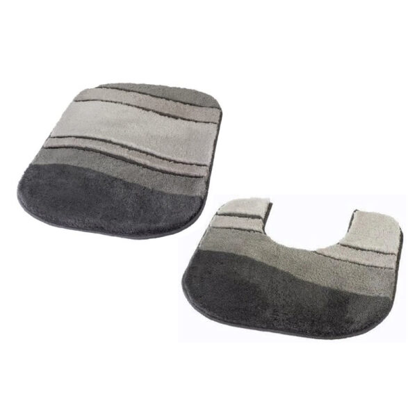 Bath Rug Siesta Anthracite Set Of 2