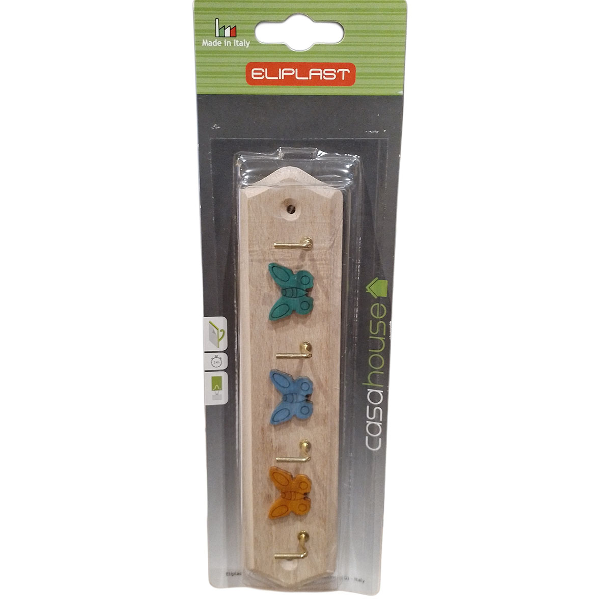 elp 74 Kitchen Towel Hooks Wood - Image 1