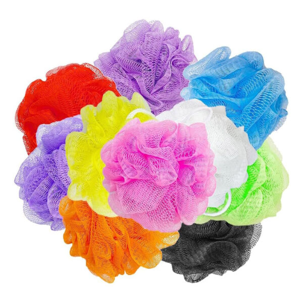 Loofah Bath Sponge With Bright Multi-Color