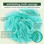 Loofah Bath Sponge With Bright Multi-Color - Image 3