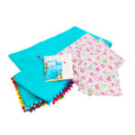 Picata Turquoise Pompom Double Pique Set - Image 2
