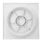 Basin Floor Drain With Hole Pvc White 6 X 6 - Image 2