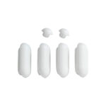 Support Plugs Set 6 Pc White Toilet Seats