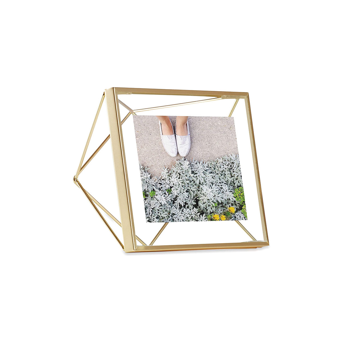 umb-444 (1) Prisma Photo Frame 4X4 Mat Bras - Image 1