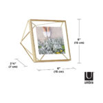 Prisma Photo Frame 4X4 Mat Bras - Image 4