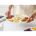 Dry-Fruits Serving Plate Porcelain 9.75" - Image 2