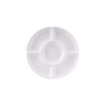 Dry-Fruits Serving Plate Porcelain 9.75"