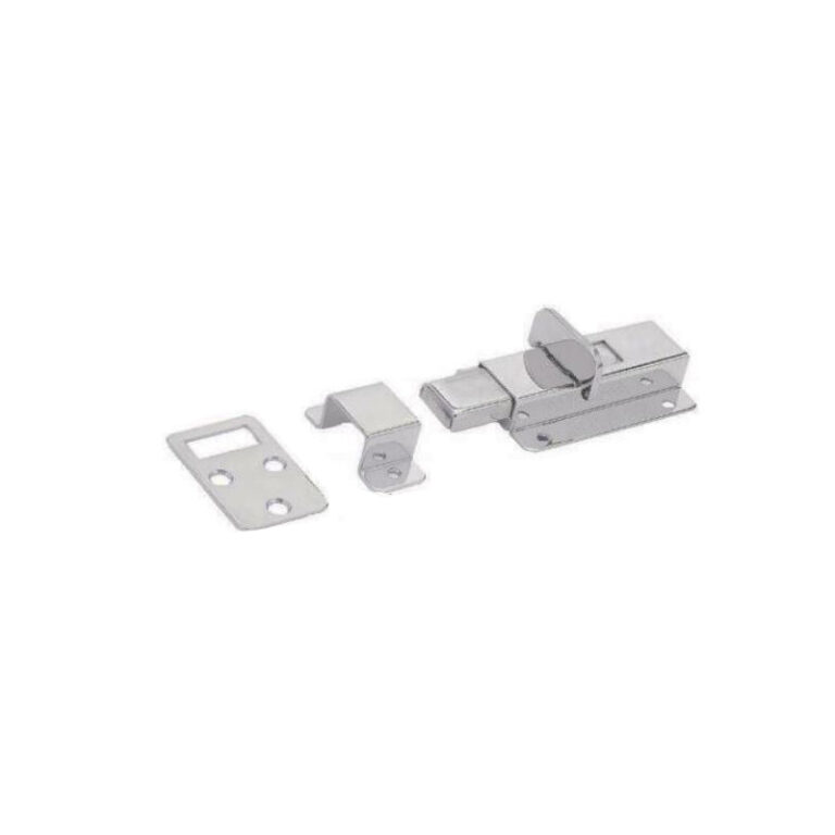Bathroom Door (Bolt) Latch Ss Satin Finish (Bonco) - JB Saeed Home & Hardware